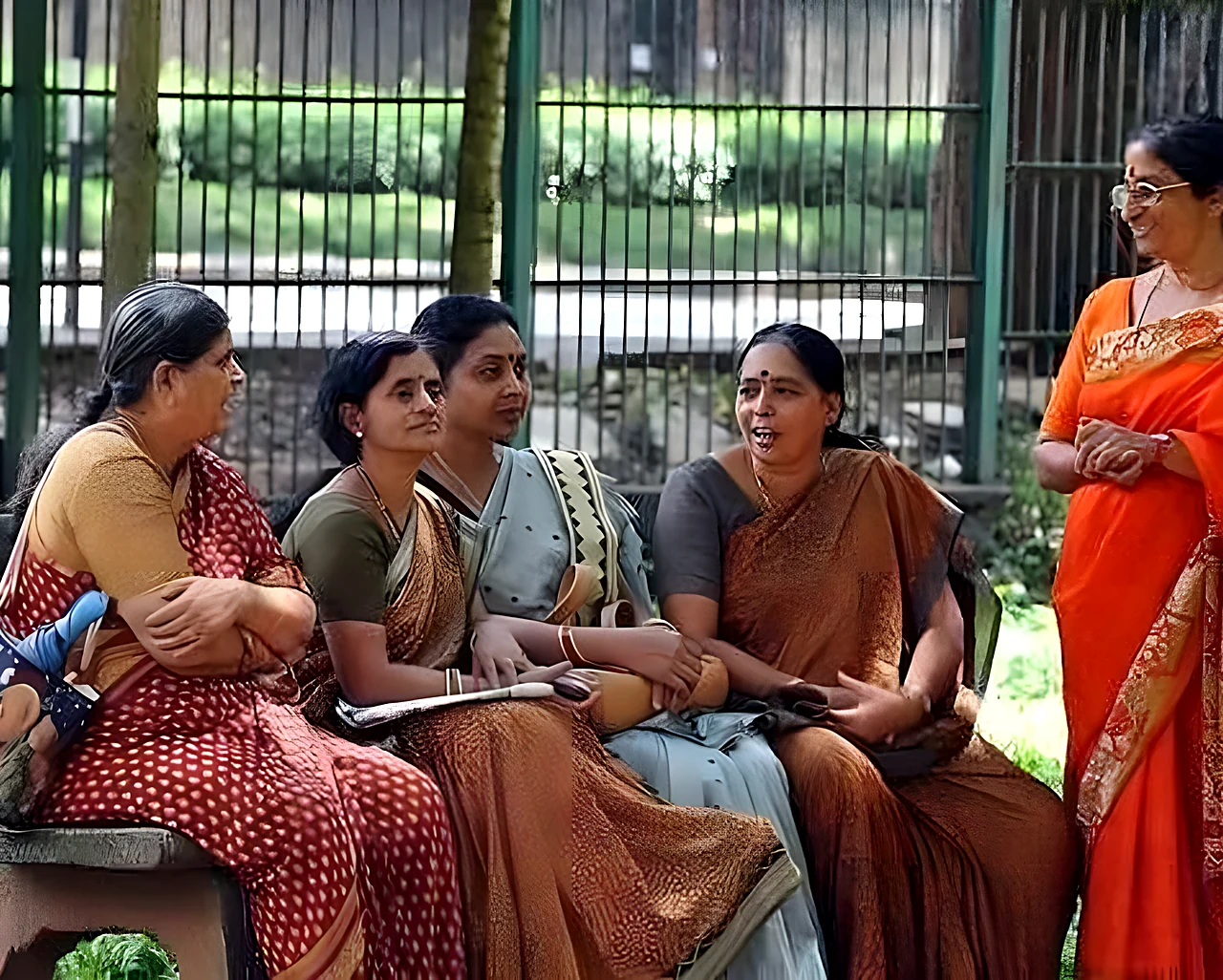 Women's group discussion